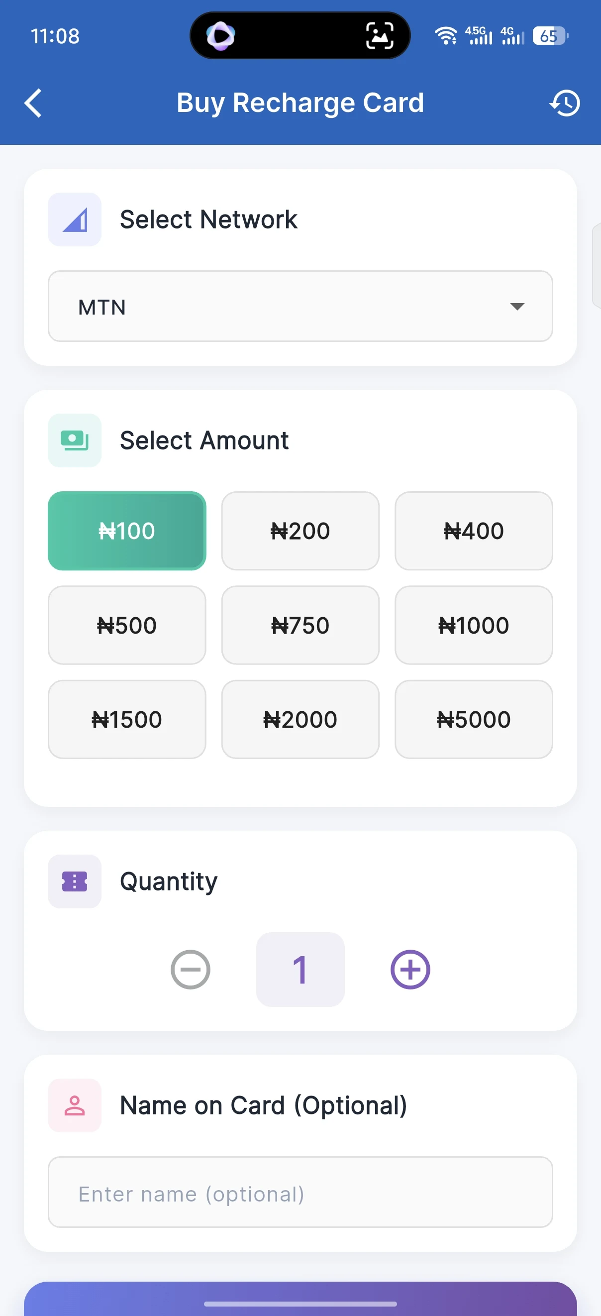 Tong Data Sub screenshot