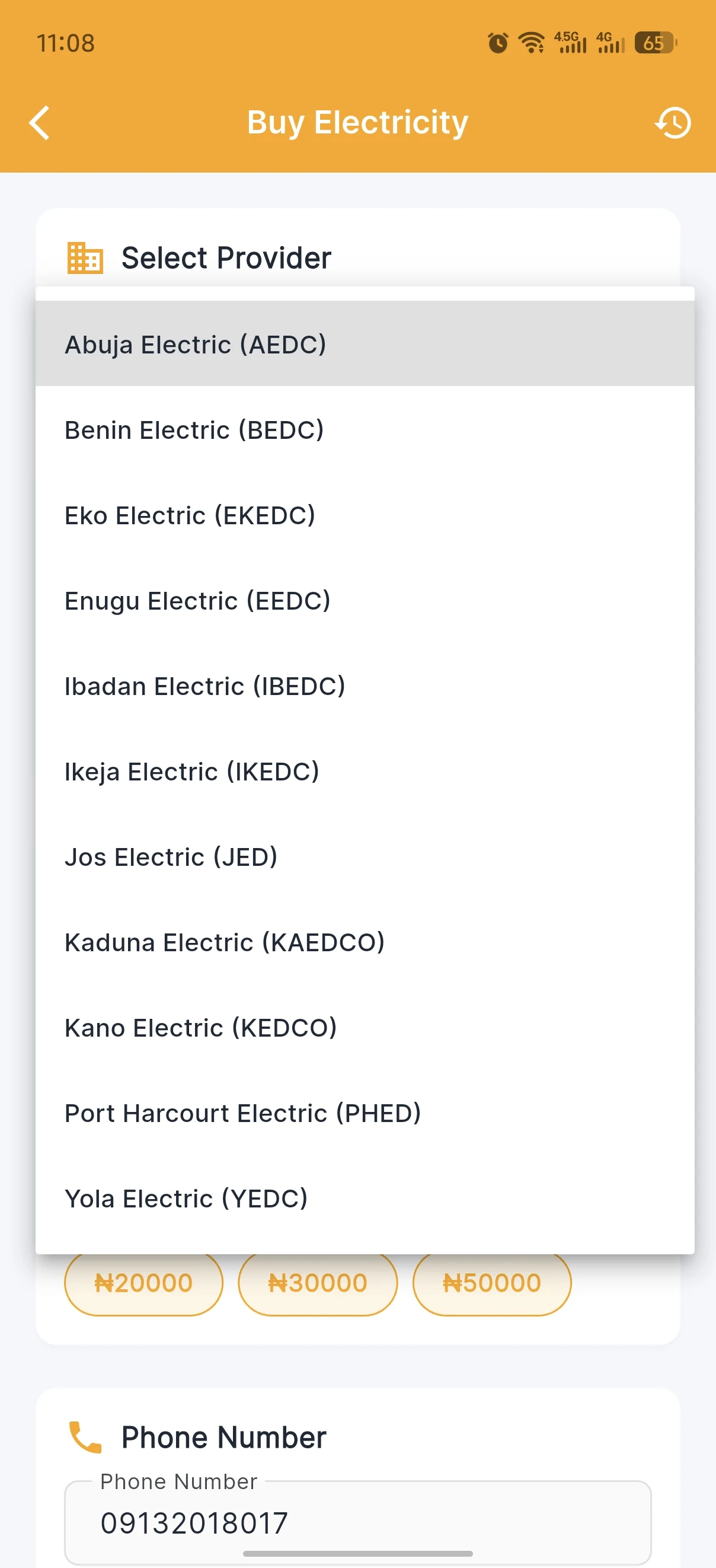 Tong Data Sub screenshot